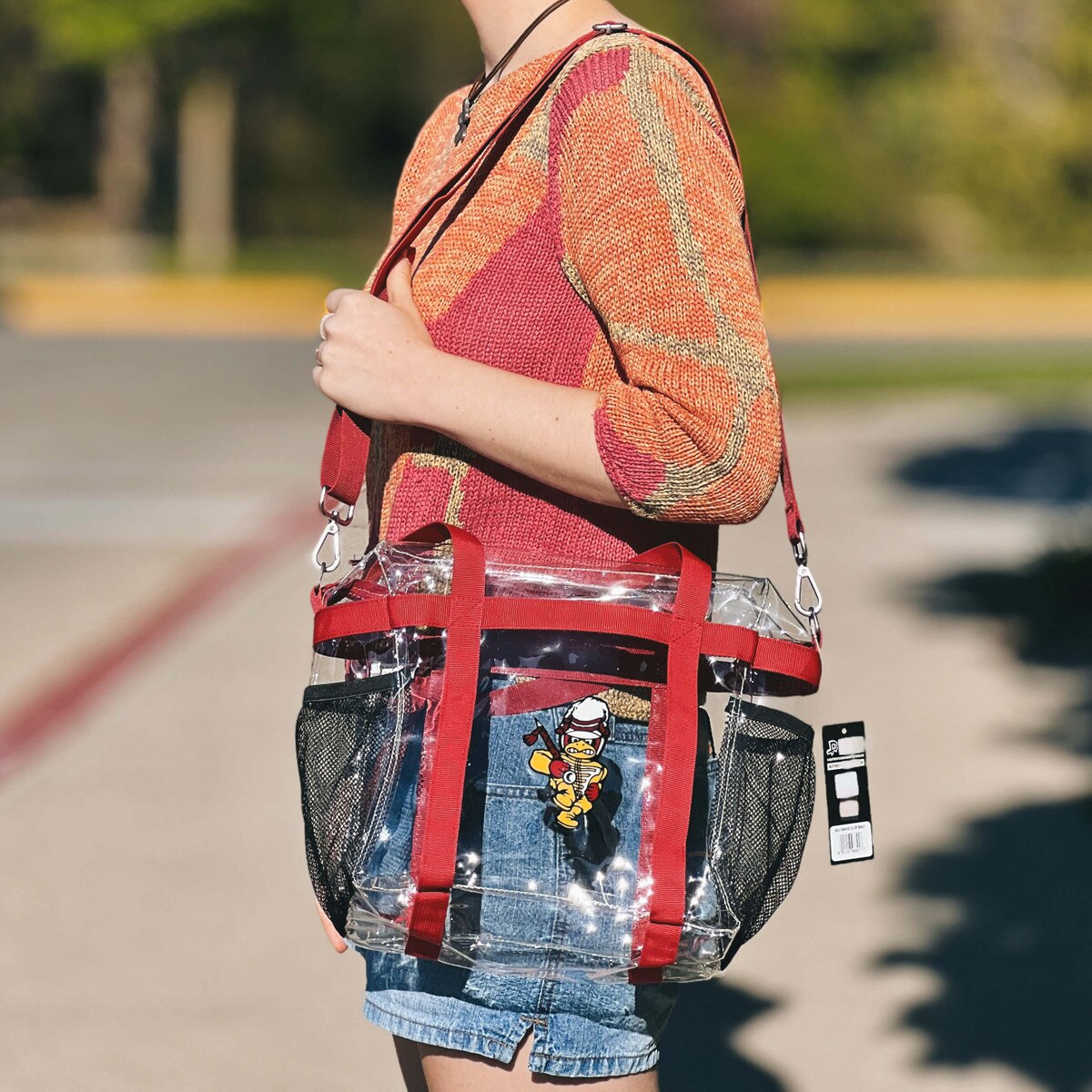 Marching Band Cy Cardinal Clear Rachelle Bag
